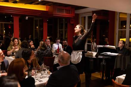 salle du restaurant musical Le Bel Canto à Paris et Neuilly